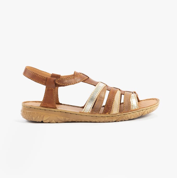 Josef Seibel Ivy 02 Dames Sandalen Castagne-multi