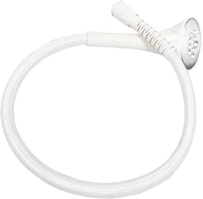 Stoommondstuk Set - Stoomaccessoires - Kleding Stomen - Gelijkmatige Stoomverdeling - 136 cm Lengte - Wit