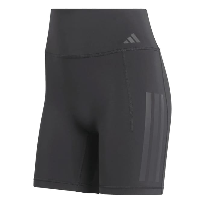 Adidas Optime Workout 3 Stripes 7´´ Korte Leggings Zwart XS Vrouw