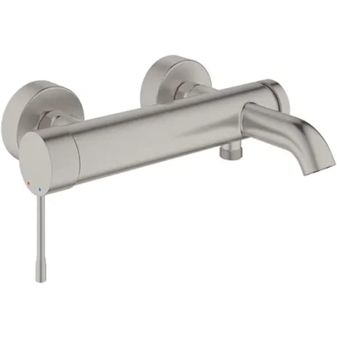 GROHE Essence New Badkraan - 15cm - supersteel (RVS) - 33624DC1