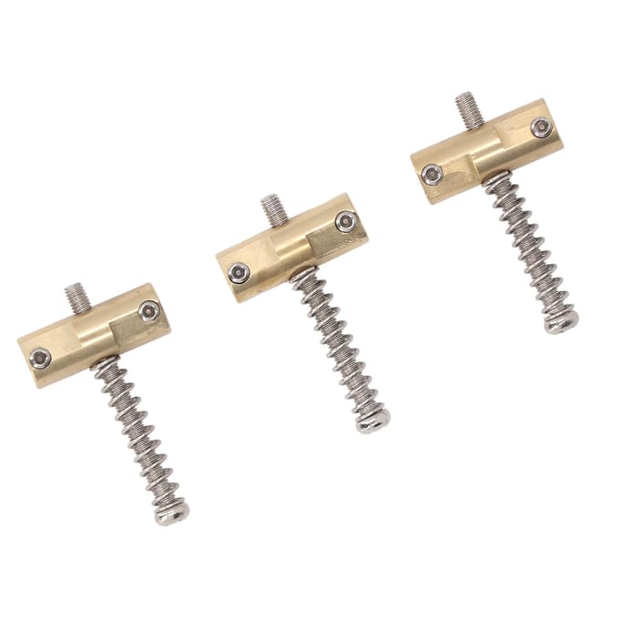 3 Stuks Gecompenseerde Gitaarzadels 10,8 mm Octaaf Gitaarbrugzadels voor TL Elektrische Gitaar beige