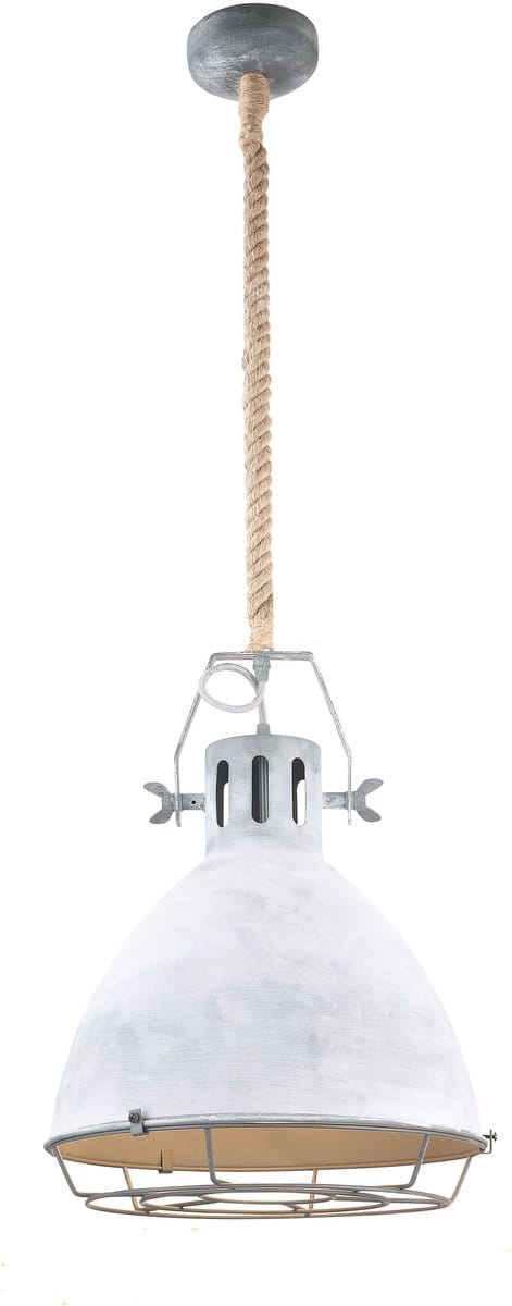 Chericoni Indurope Hanglamp - Grijs - 1 lichts - 40cm - Touw