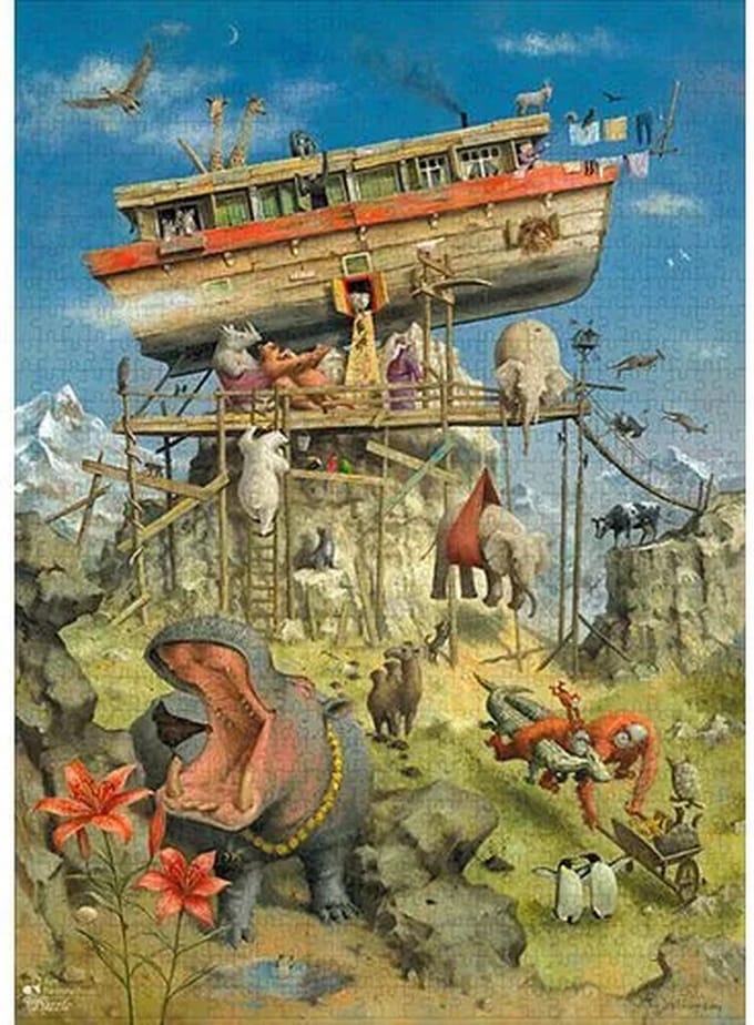 Puzzel De Ark van Noach-Marius van Dokkum (1000 stukjes)