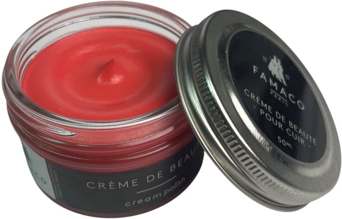 Famaco Creme de Beaute schoensmeer- 50ml - rood corail (536)