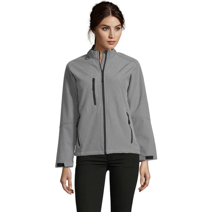SOLS Dames/Dames Roxy Soft Shell Jas (Grijze Melange)