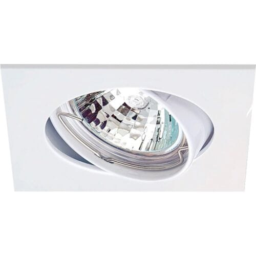 Toolstation Inbouwspot vierkant kantelbaar IP20 GU10 Wit