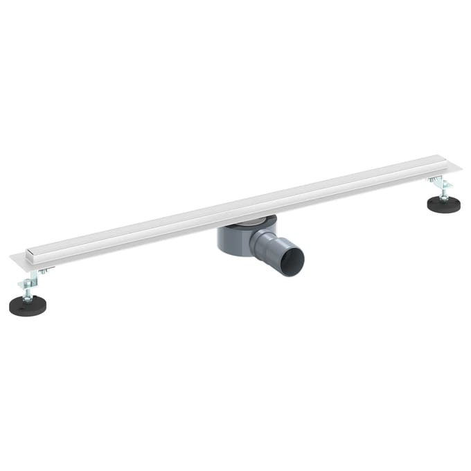 Bonde de douche 360 degrés Design fin Argent 80 cm Acier inoxydable 304