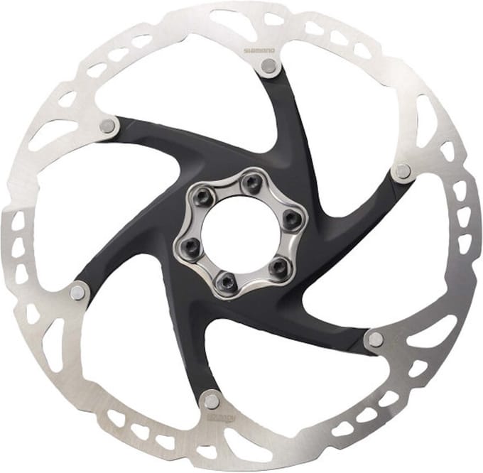 Remschijf Shimano XT RT76 - 160mm - 6 bout bevestiging