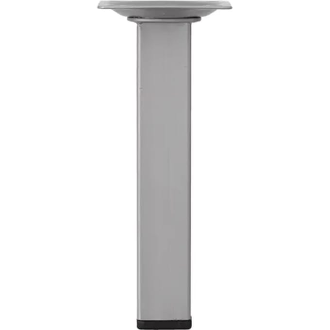 Duraline Meubelpoot Vierkant Staal 2,5x2,5x15cm Grijs