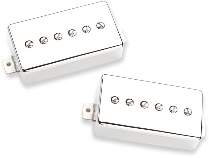 Seymour Duncan Phat Cat P-90, Humbucker Size Set, Nickel Cover - P90 pickup voor gitaren