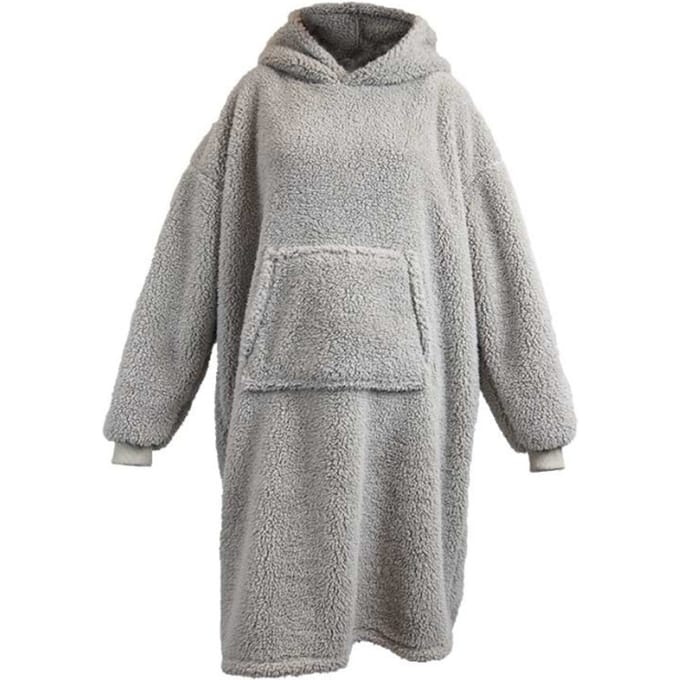 Unique Living - Hoodie Teddy Chateau Grey -70x110cm