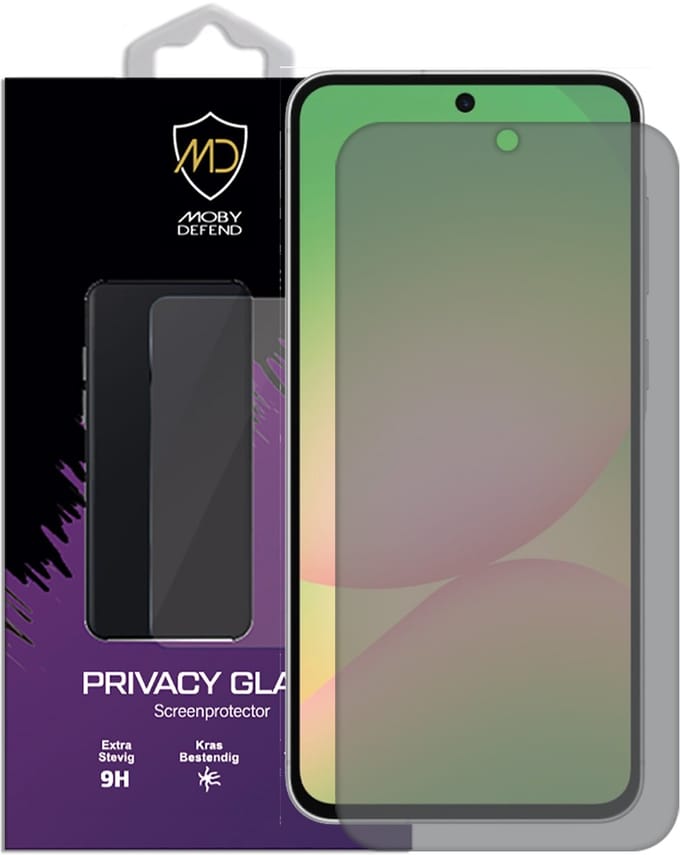 MobyDefend Screenprotector - Geschikt voor Samsung Galaxy A36 / Galaxy A56 - Matte Privacy Glass Screensaver