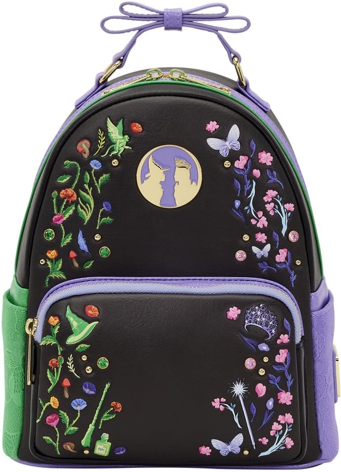 Loungefly – Universal Wicked Floral & Lace Mini Backpack