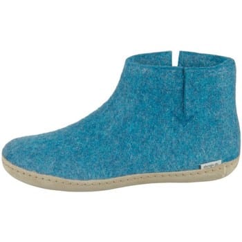 Glerups Low boot leather sole g 06-petrol