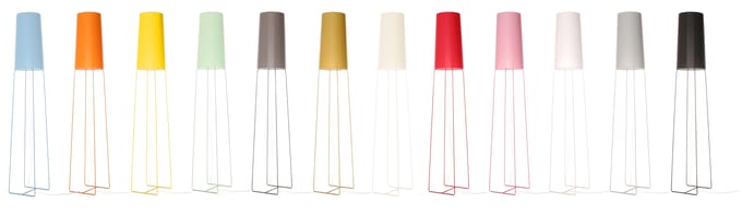 FRAUMAIER - slimsophie vloerlamp - mosterdgoud - RAL 1002 - Switch to Dim