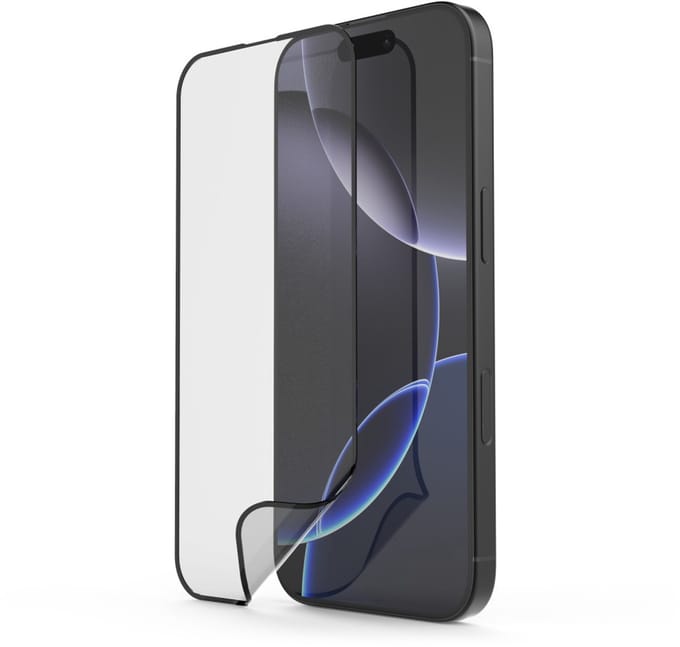 Hama screenprotector geschikt voor Iphone 16 Pro Max - Super Hybrid - Met montagehulp - D3O-gelicentieerd