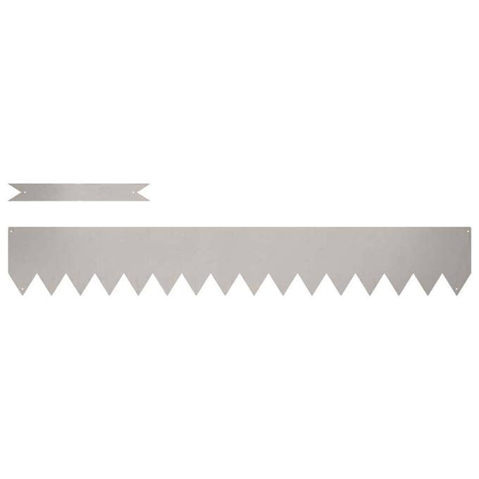 vidaXL - Grasafscherming - 30 - st - 100 - x - 0,05 - x - 15 - cm - Roestig