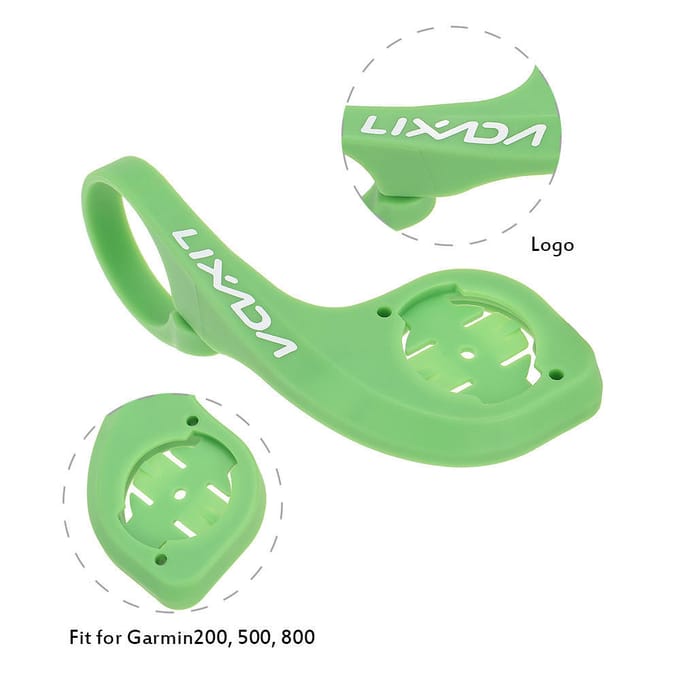 Lixada Fietscomputer Stopwatch Stuurhouder voor Garmin Edge 200 500 800 zwart