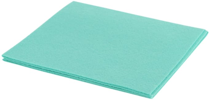 Werkdoek cleaninq viscose 38x40cm groen 10 stuks