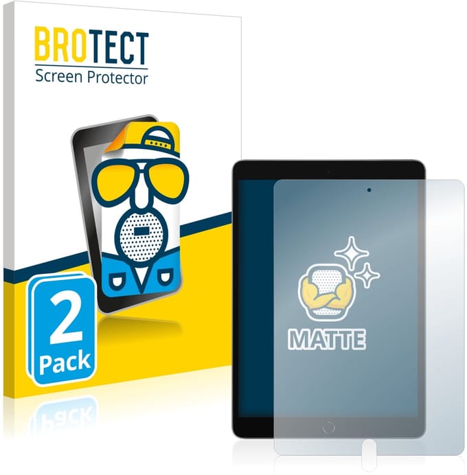 BROTECT - Screenprotector voor Apple iPad 10.2" 2021 (9. Gen.) - Folie Beschermfolie matte 2 Stuks