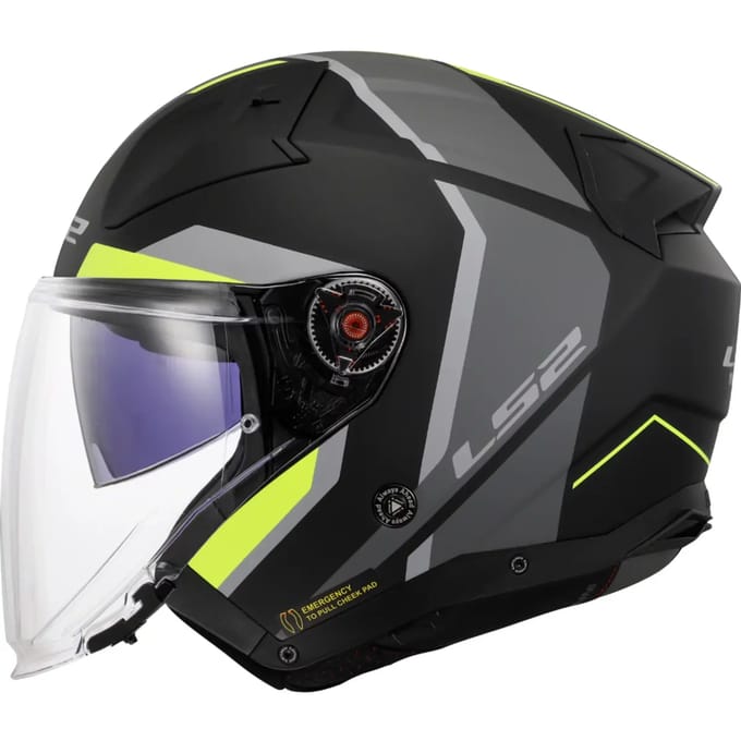 Jet motorhelm LS2 OF603 Infinity II Focus