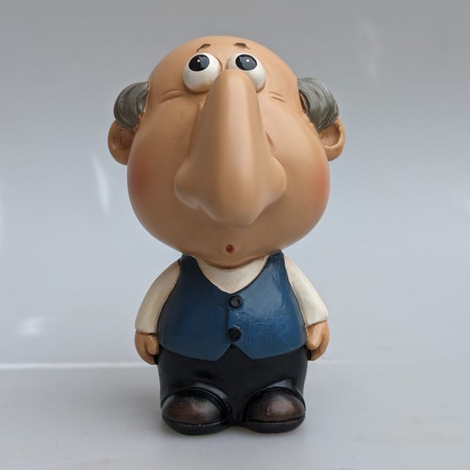 MadDeco ludiek Kerstcadeau brillenstandaard Opa polystone 11 cm hoog