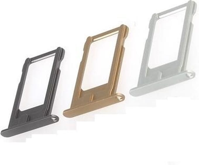 SIM-kaarthouder Geschikt voor iPhone 5S – Zilver