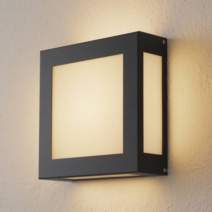 CMD LED buiten wandlamp Aqua Legendo, antraciet