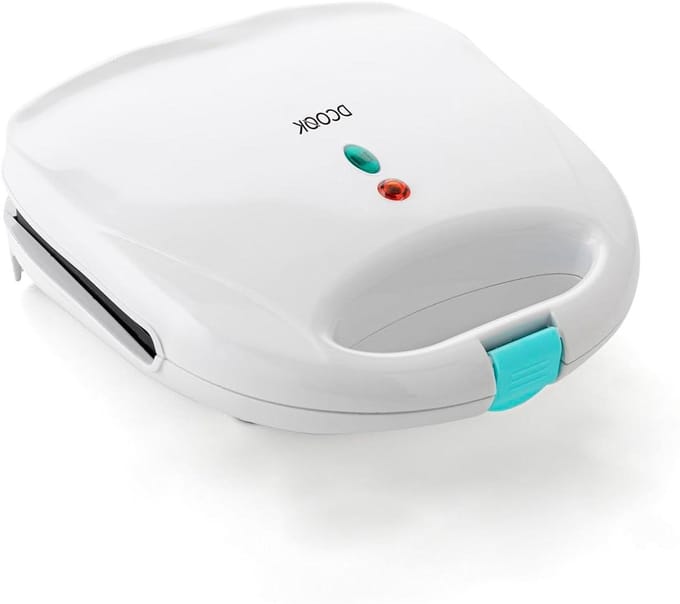 Dubbele Tosti-maker - Tosti Apparaat - Snelle Lunch - Dubbele Plaat - Standaard Formaat - Zwart
