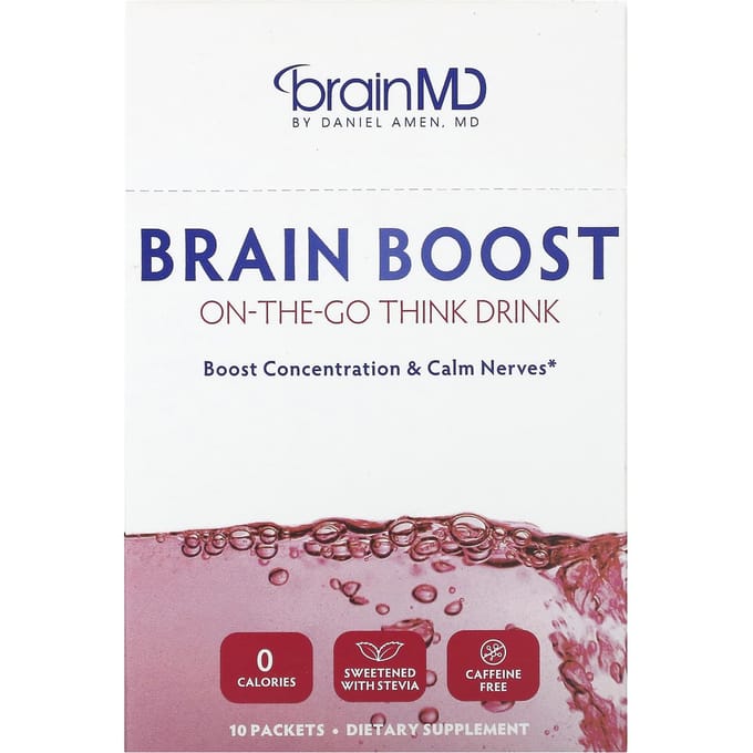 Brain Boost, Afhaaldrank, Cafeïnevrij, 10 Stuks