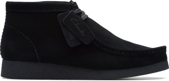 CLARKS WallabeeEVO BT Heren Veterschoenen - Suede - Zwart
