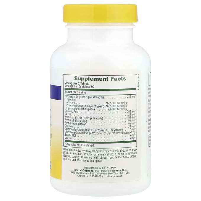 Maximale Kracht Ultra-Zyme, 180 Tabletten