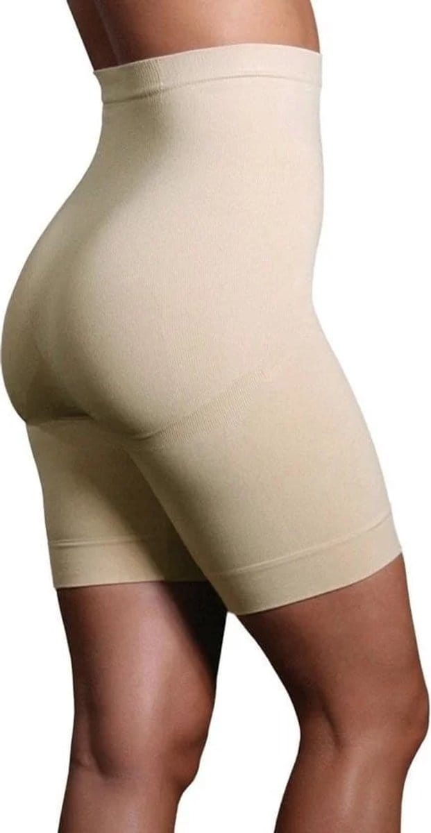 J&C correctie dames boxershort lang - S - Beige