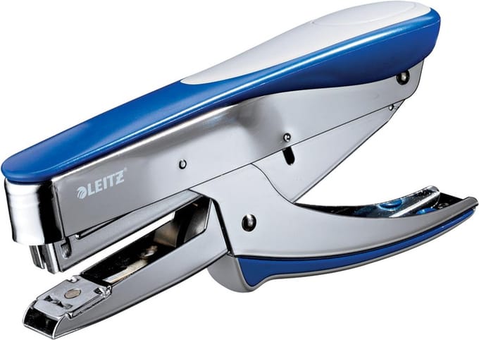 Niettang Leitz bovenlaadmodel P3 30 vel blauw | 5 stuks