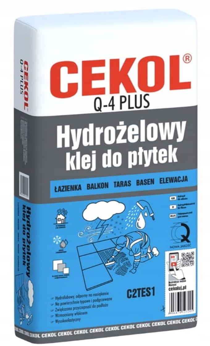 Cekol - Hydrogel Tegellijm - 20 kg - Voor Verwarmde Vloeren - Waterbestendig