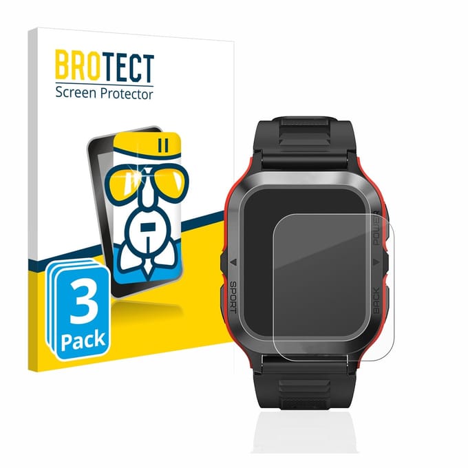 Screenprotector 3 Stuks voor Kospet Tank M2 Beschermglas transparant