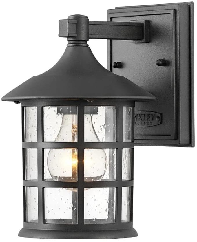 Hinkley LED Wand Buitenlamp Freeport | 1X E27 Max 40W | IP44 | Dimbaar | Textured Black