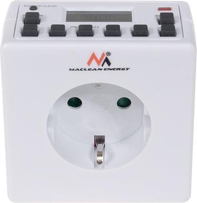 Maclean MCE30G - Digitale Tijdschakelaar Schakelklok Timer