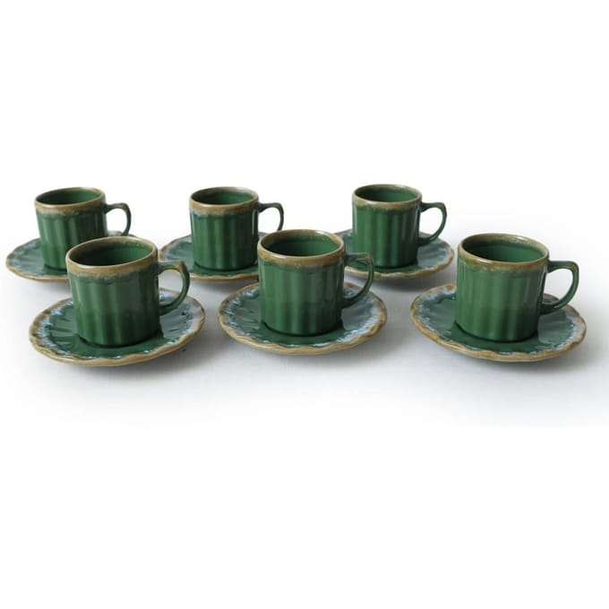 12-delige koffieset Yor keramiek | Hermia