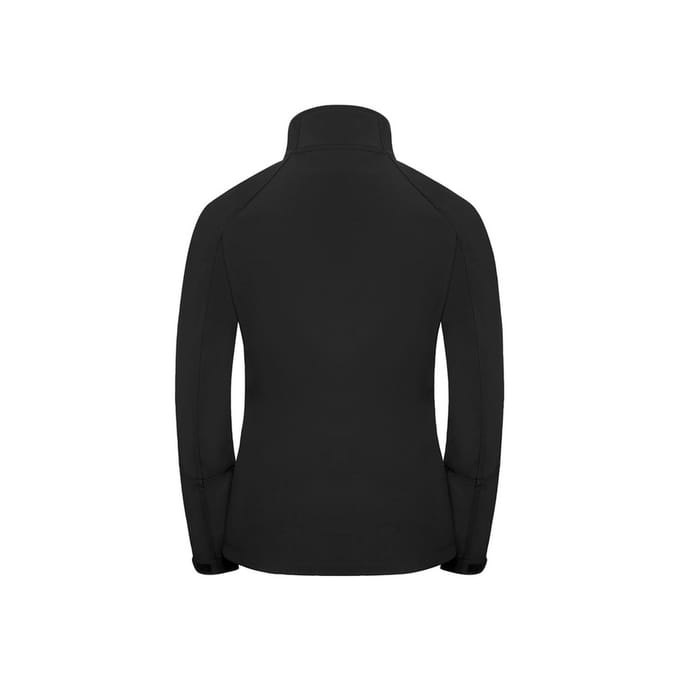 Russell Dames/Dames Bionic Zachte Shell Jas (Zwart)