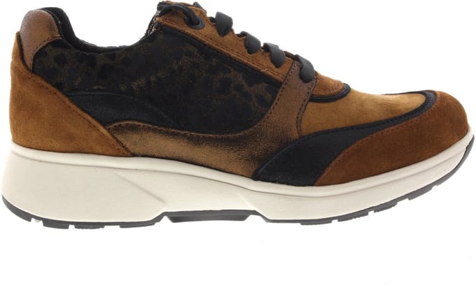 Dames Veterschoenen Xsensible Andorra Combi Cognac - Maat 40