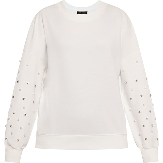 Faina Sweatshirt Dames wit