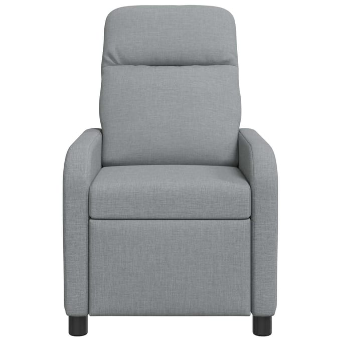 vidaXL - Recliner - Lichtgrijs - Stof