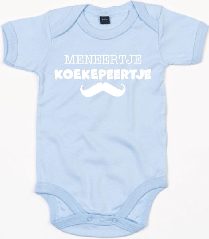 Rompertje Meneertje Koekepeertje-Dusty Blue-3-6 Maanden