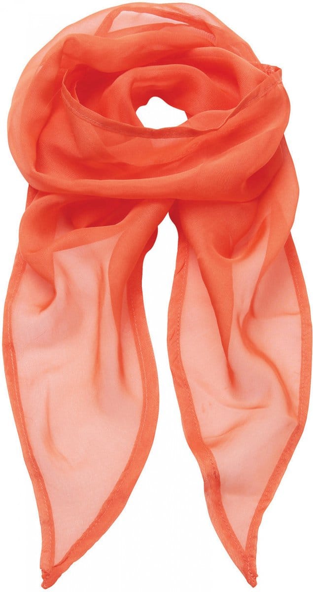 Premier Ladies Chiffon Scarf PR740 - orange - One size