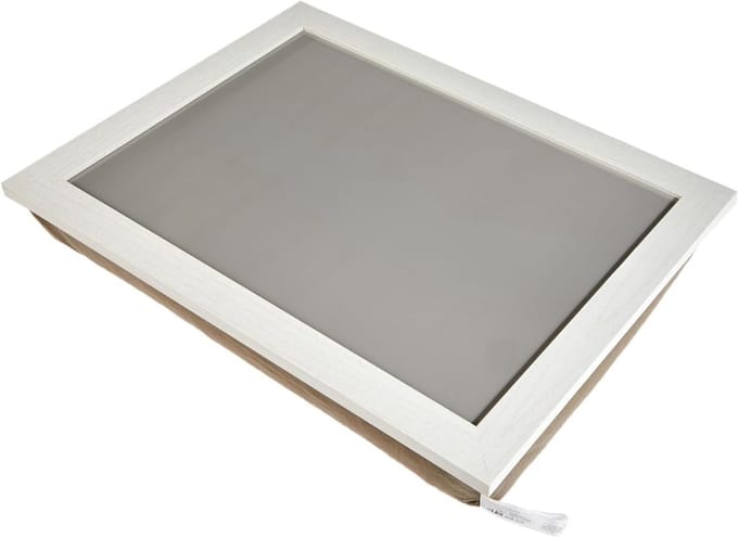 Core® Schootkussen Dienblad -Scchootdienblad - Schootkussen Tablet - Grijs - 43cm x 6cm x 32cm