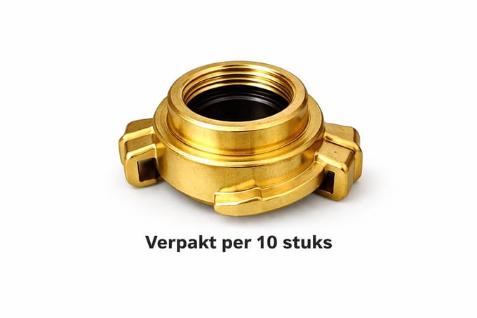 Geka koppeling 3/4" (=19mm) binnendraad - verpakt per 10 stuks - messing snelkoppeling