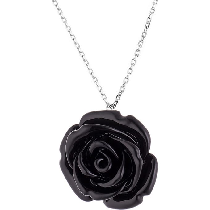 Roze keramische keramische ketting 925
