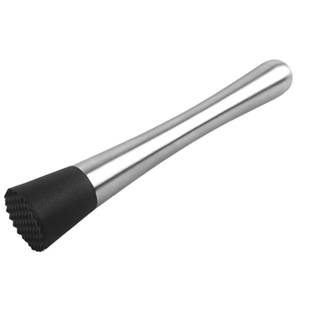 Keukenbar Muddler Roestvrij Staal Comfortabel Handvat Multifunctionele Cocktaildrank Muddler voor gray