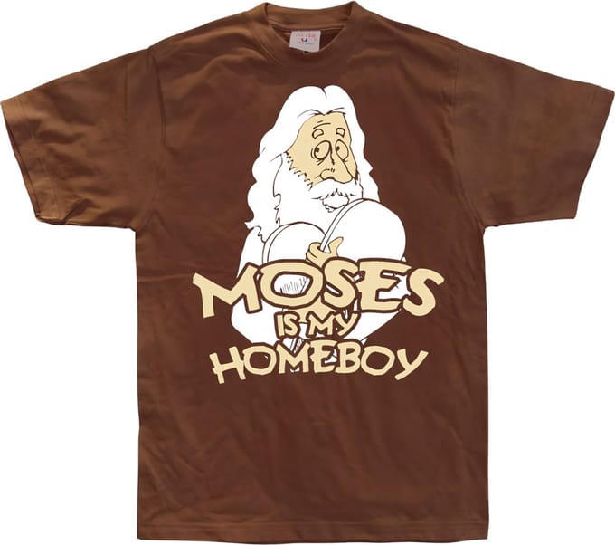 Hybris Moses Is My Homeboy T-shirt SH-1-10913-Poly